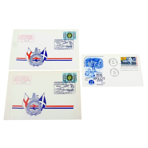 204 - A United States 1969 Apollo 11 commemorative first day cover, franked Sep 9 1969 Washington DC and M... 