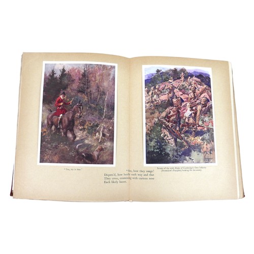 198 - Pink and Scarlet or Hunting as a school for Soldiering by Major E.A.H. Alderson, with illustrations ... 