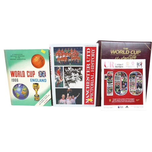 205 - A collection of sporting stamp albums  and ephemera, including three albums of first day covers, a 1... 