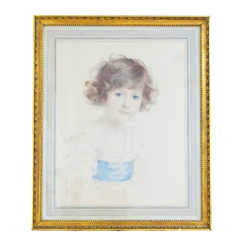 423 - Maud Beatrice Worsfold (Exhibited, 1894-1938): watercolour portrait of Barbara elder daughter of Mar... 