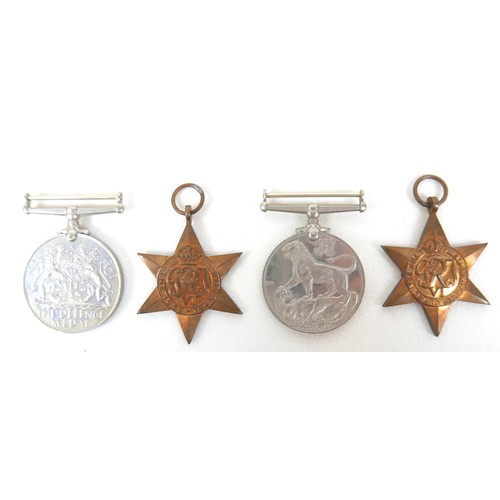 278 - A group of four WWII medals awarded to L. C. Lawson, comprising 1939-45 Star, France & Germany Star,... 