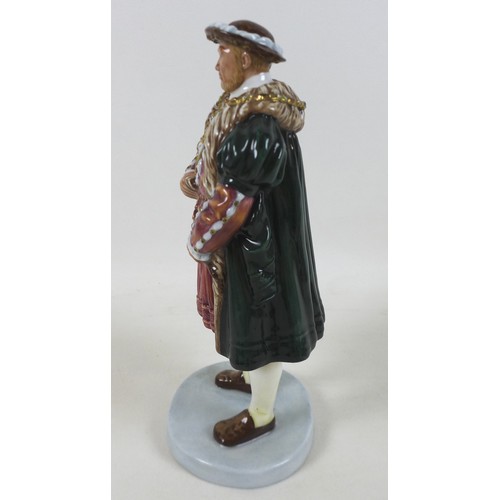 64 - A group of Royal Doulton Limited Edition figurines, modelled as Henry VIII and his six wives HN323, ... 