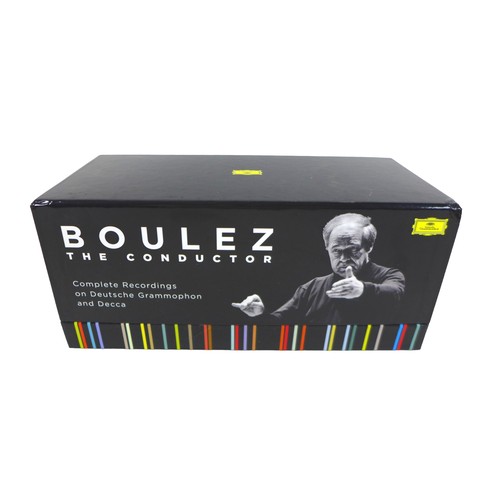 328 - Boulez The Conductor: Complete Recordings, 83 CDs plus 4 Blu-Ray discs, in presentation box.