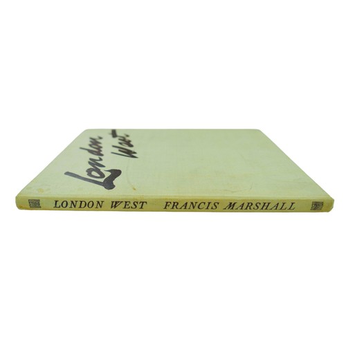 190 - Francis Marshall, London West, first edition (pub. The Studio, London, 1944) 8to, cloth bound, inclu... 