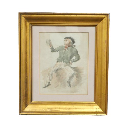 411 - Edward Ardizzone (British, 1900-1979): 'Jolly Jack Tar', watercolour, unsigned but with Michael Park... 