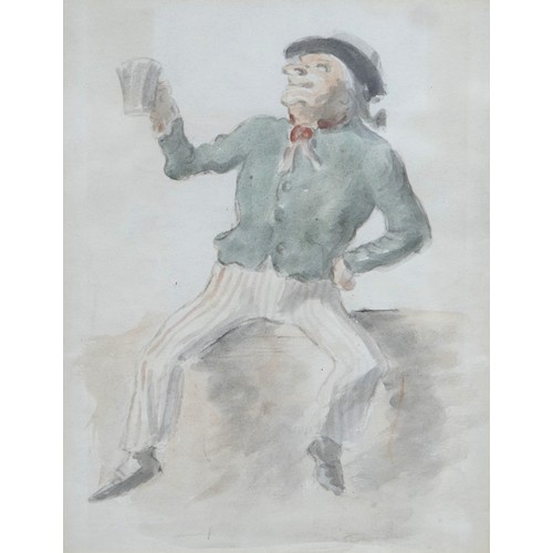 411 - Edward Ardizzone (British, 1900-1979): 'Jolly Jack Tar', watercolour, unsigned but with Michael Park... 