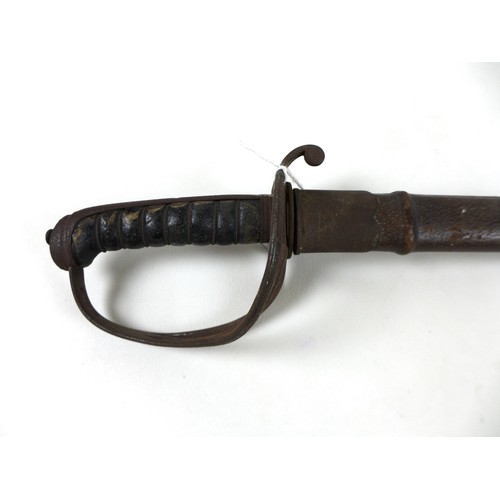 284 - A Victorian Royal Artillery officers sword by Henry Wilkinson Pall Mall London with monogram and cre... 