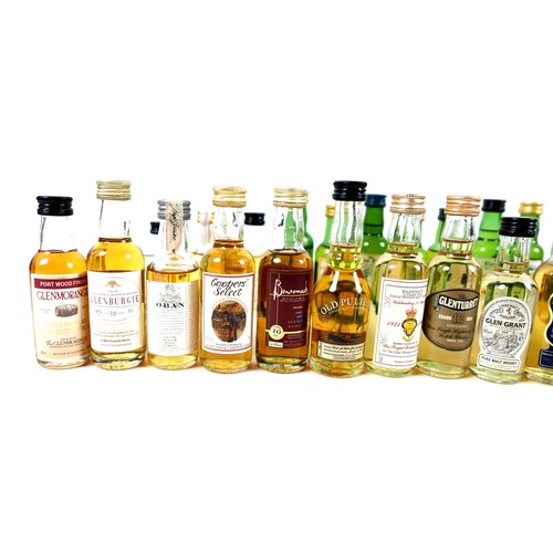 136 - A collection of single malt whisky miniatures (30)