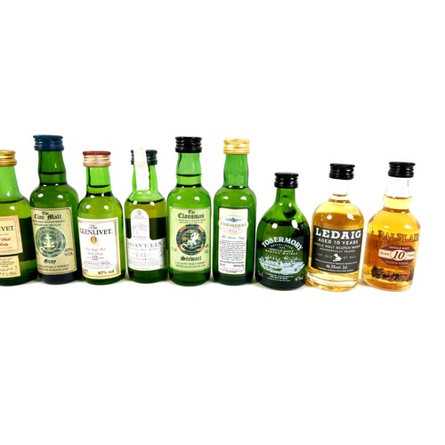 136 - A collection of single malt whisky miniatures (30)