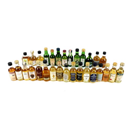 136 - A collection of single malt whisky miniatures (30)