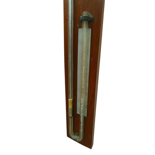 237 - A scientific wall mounted barometer by Griffin and Tatlock, 9cm by 104cm