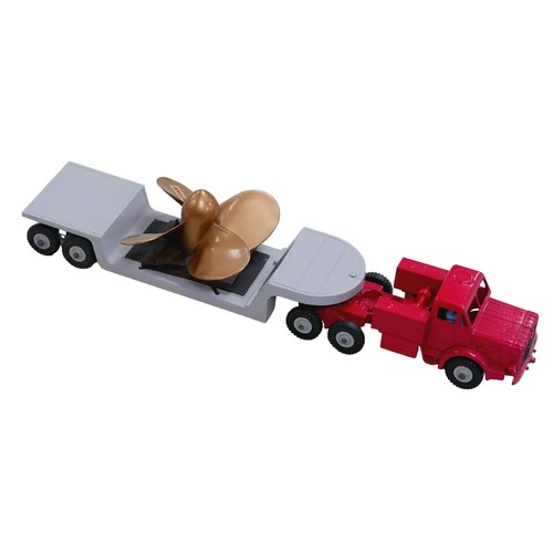 268 - A Dinky Supertoys 986 Mighty Antar Low Loader with propeller, together with original box.