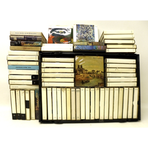 197 - A collection set of approximately 65 volumes of art reference books, each in cardboard sleeves, pub.... 