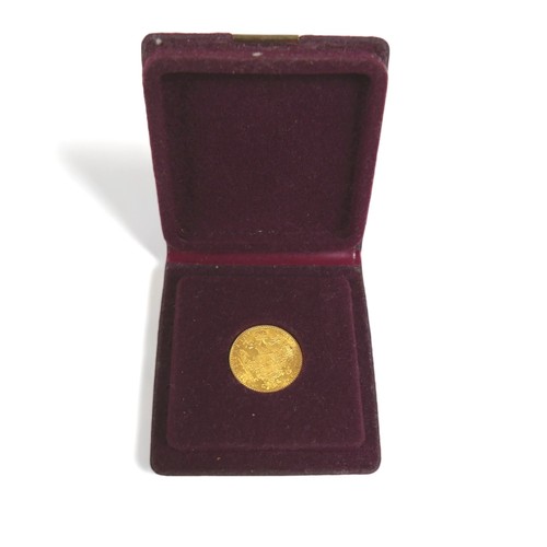 80 - An Austrian ducat coin, 1915, 3.5g.