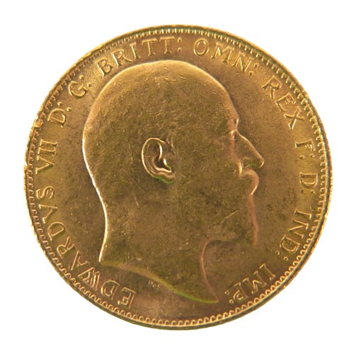 92 - An Edward VII gold sovereign, 1909.