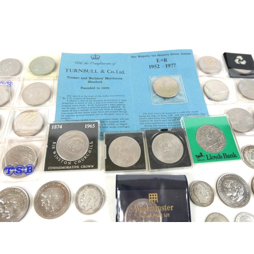 78 - A collection of assorted Georgian and later coinage including silver coins, 194g / 6.24toz. (1 bag)