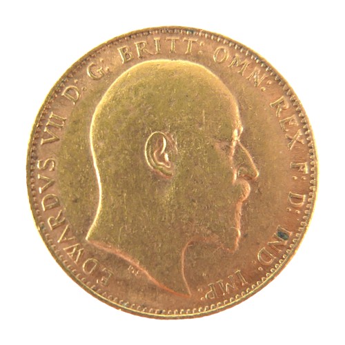 98 - An Edward VII gold sovereign, 1907.