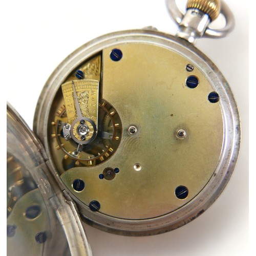 133 - An 18ct gold cased lady's wristwatch, with Arabic dial, 15 jewel Swiss movement, monogram 'MB' to ba... 