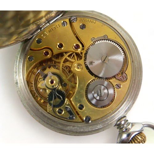 133 - An 18ct gold cased lady's wristwatch, with Arabic dial, 15 jewel Swiss movement, monogram 'MB' to ba... 