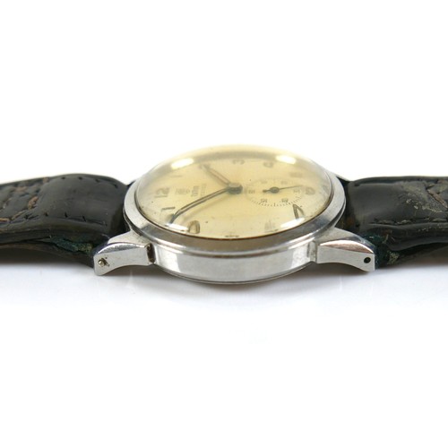 139 - A Tudor Oyster stainless steel gentleman's wristwatch, ref 4540, circa 1950s, circular cream dial wi... 