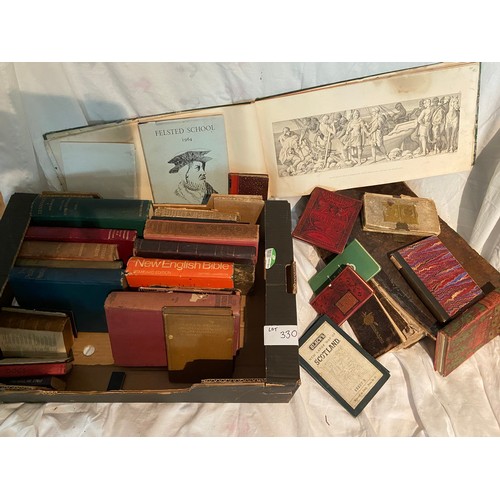 330 - A collection of antique books a/f