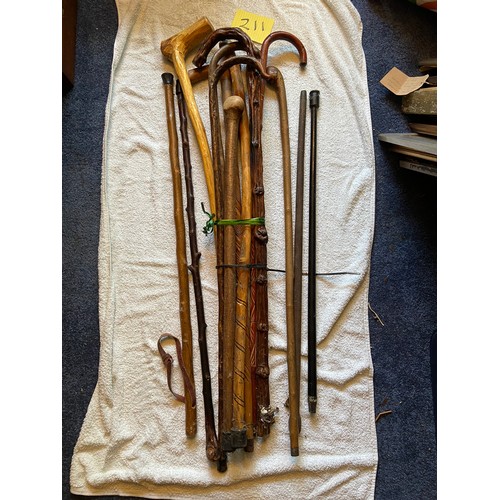 211 - Hawthorn and other walking sticks