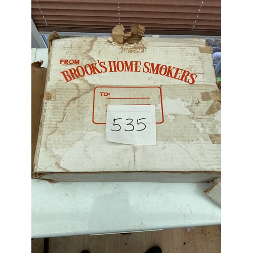 535 - Brooks home smokers fish smoker