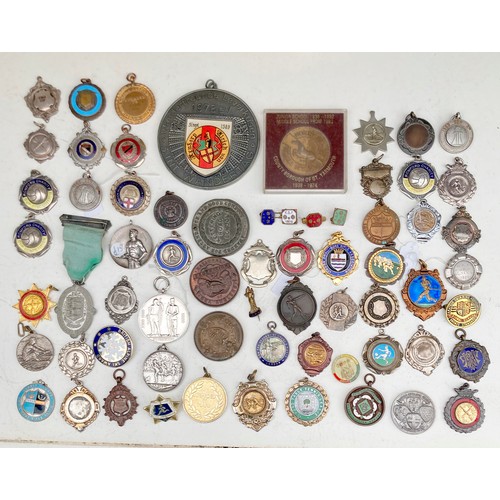 503 - Football medal, coins, tokens, etc