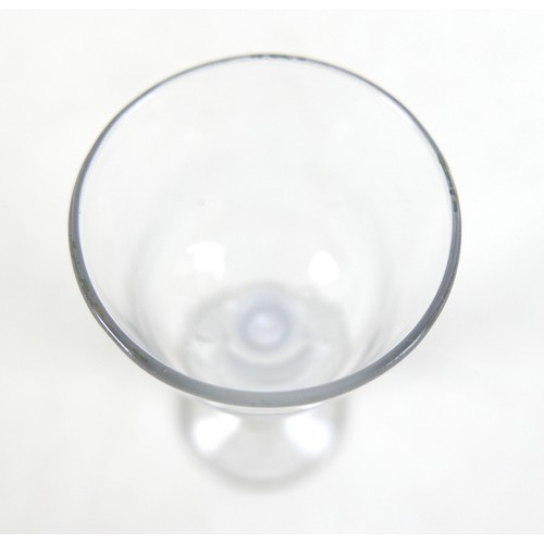 87 - An 18th century air twist cordial glass 14.5cm