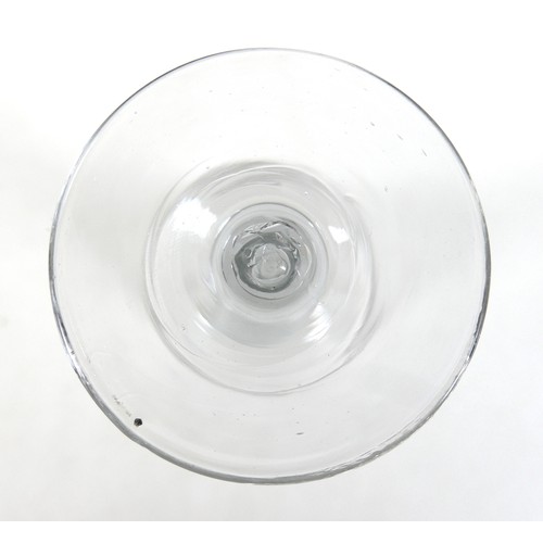 88 - An 18th century air twist cordial glass 16cm