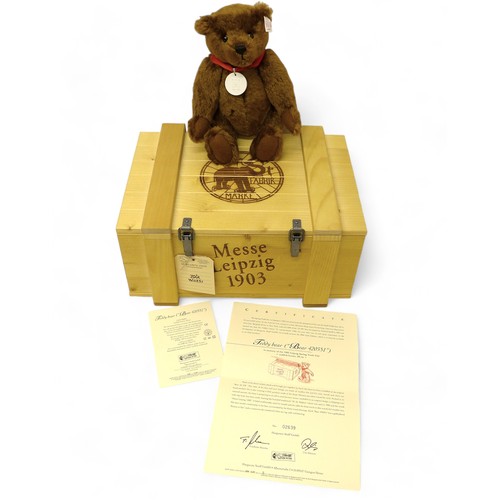 193 - Steiff Teddy Bear (Bear 420351), reddish brown mohair, standing 28cm tall, made in memory of the spr... 