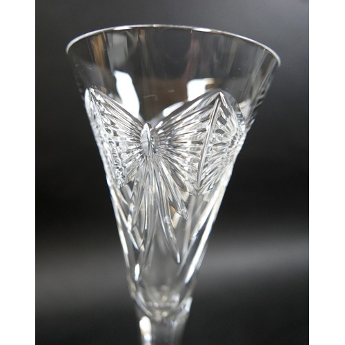 73 - Waterford Crystal a pair of Millennium collection toasting flutes, boxed.