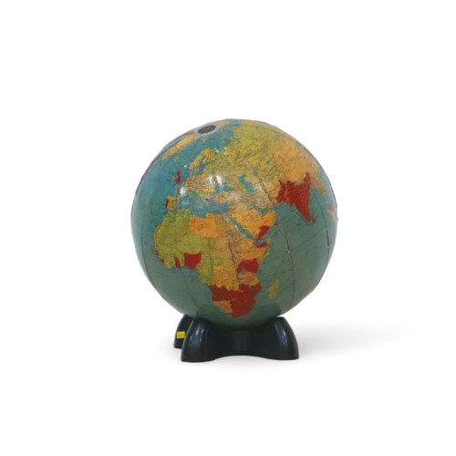 160 - A Georama Ltd illuminated terrestrial 12 inch library globe, 38cm high.