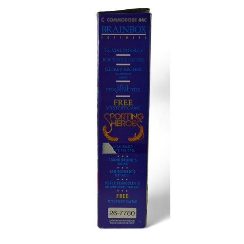 212 - A Commodore 64C Brainbox computer compendium game, boxed.