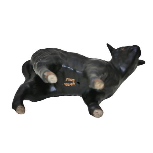 67 - A Beswick figurine of an Aberdeen Angus calf model 1827A, in matt finish, 7.5cm high.