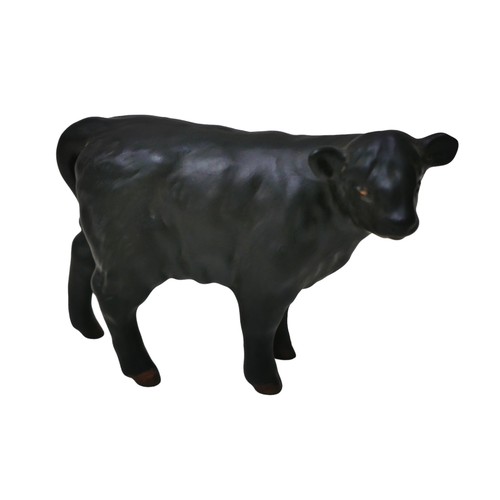 67 - A Beswick figurine of an Aberdeen Angus calf model 1827A, in matt finish, 7.5cm high.