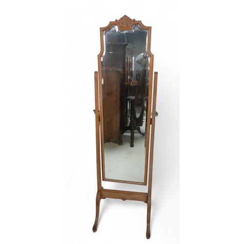 473 - A modern cheval mirror