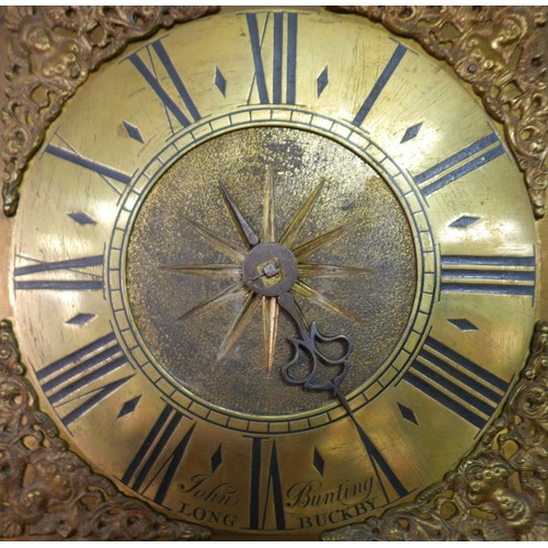 636 - A late George III pine and mahogany longcase clock, 8