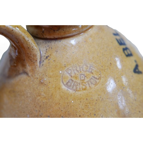 117 - A group of stoneware pots and jugs, one stamped with 'White Bros Botanical Brewers, Leicester. (9)