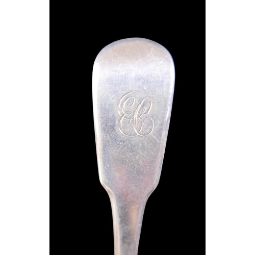 61 - A collection of silver spoons, comprising five Georgian spoons marked RG/GS for Richard Crossley and... 