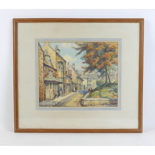 Wilfrid Rene Wood (British, 1888-1976): a view of Stamford, depicting a ...