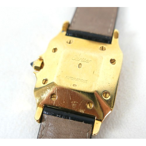 111 - A Panthere de Cartier Automatique 18ct yellow gold and diamond set cased gentleman's wristwatch, cir... 