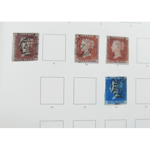 128 - Four stamp albums including Victorian and later stamps, including two Stanley Gibbons albums with  o... 