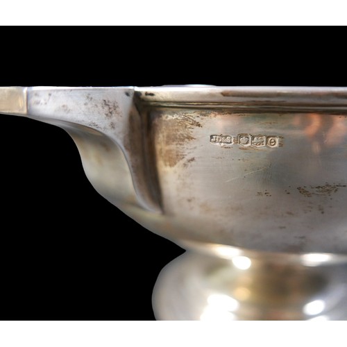 20 - A silver twin handled footed bowl, Sheffield 1922/23 James Dixon and Sons, 641g/20.6 troy oz. 26 by ... 