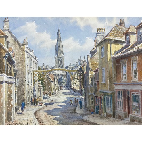 Wilfrid Rene Wood (British, 1888-1976): a view of Stamford, past The ...