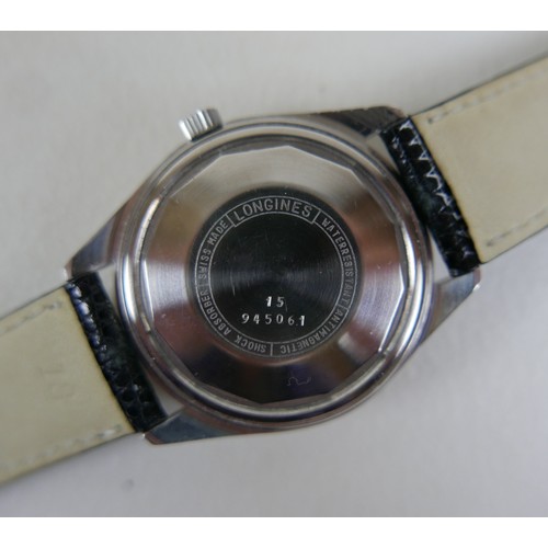 107 - A Longines 5 Star Admiral Automatic gentleman's wristwatch, serial number 15945061, ref 8336, circa ... 