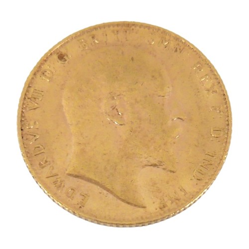 122A - An Edward VII gold sovereign, 1906.