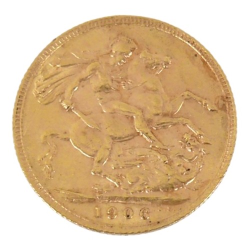 122A - An Edward VII gold sovereign, 1906.