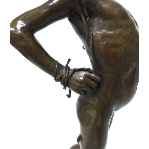 250 - Giuseppe Renda (Italian, 1859-1939): 'Bacco', a bronze sculpture, signed 'G Renda, Napoli' in the br... 