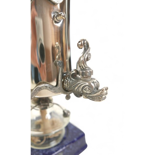 373 - A Swiss Spiral Ag Horgen Odette coffee maker, with spirit burner, 25 by 12 by 41cm high.